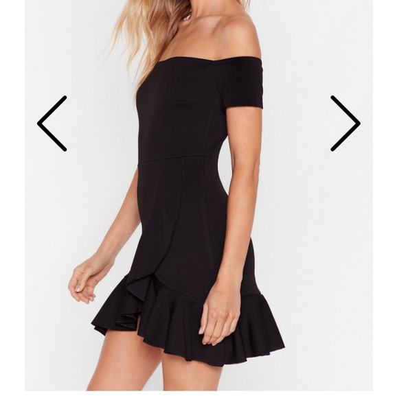 NWT Off Shoulder Dress - Picture 3 of 5